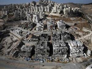 عمليات البناء في مستوطنة يهودية قرب القدس