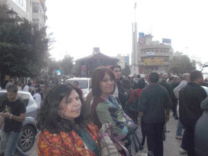 مسيرة تضامن مع غزة في رام الله