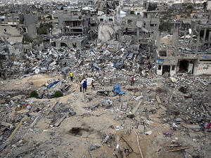 Damage in Gaza, 2014. (AFP/File)