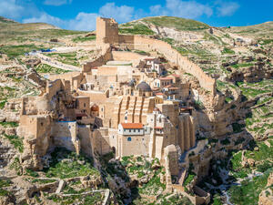 Mar Saba monastery near Bethlehem is one of 13 sites in Palestine to be considered for the UNESCO World Heritage list. (Shutterstock)