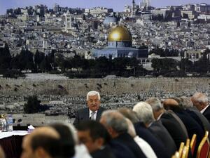 Mahmoud Abbas announced the freezing of contacts between Ramallah and Israel on Friday (AFP)