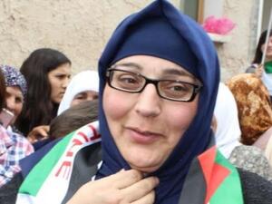 Lina al-Jarbouni after being released from prison. (Twitter)