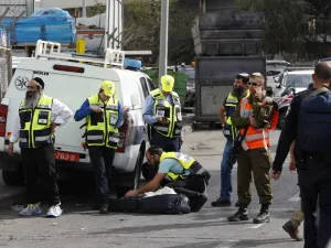 A shooting attack by a Palestinian at an industrial zone for a West Bank settlement on Sunday killed two Israelis and wounded another, the army said. (Jack GUEZ / AFP)