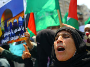 The site is exclusively administered by the Jordanian-controlled, while Israel maintains security control around the perimeter. (AFP) 