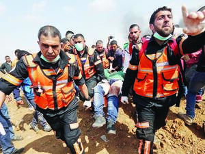 Israeli atrocities against Palestinian civilians have caused global outrage. (AFP/ File Photo)