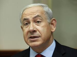 رئيس الوزراء الاسرائيلي بنيامين نتنياهو خلال اجتماع الحكومة/أ.ف.ب