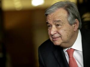 UN Secretary-General Antonio Guterres calls for an independent investigation into the Israeli violence (AFP/File Photo)	