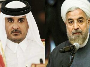 أمير قطر يتلقى رسالة شفوية من الرئيس الإيراني حسن روحاني