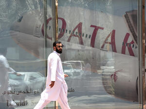 UAE carriers Emirates, Etihad, flydubai and Air Arabia, as well as Saudi Airlines, have said they will halt flights to and from Doha starting from Tuesday morning. (AFP) 