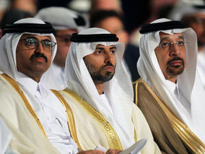 26 Qataris and two Saudis released through hard and dangerous negotiations that included bargains and money in a cautious diplomacy. (AFP) 