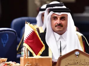 Qatar's Emir Sheikh Tamim bin Hamad al-Thani attends the Gulf Cooperation Council (GCC) summit at Bayan palace in Kuwait City. (AFP/ File)