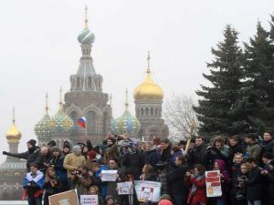 تظاهرة معارضة للفساد في موسكو