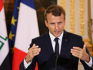 French President Emanuel Macron (AFP/File Photo)	