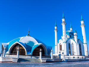 Kul Sharif Mosque in Kazan, Tatarstan, one of the largest mosques in Russia. (Shutterstock)