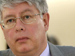 ألكسي بورودافكين مندوب روسيا إلى مفاوضات السوريين في جنيف