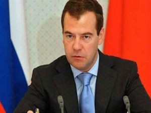 رئيس الوزراء الروسي دميتري مدفيديف