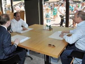  الرئيس الروسي فلاديمير بوتين ونظيره المصري عبد الفتاح السيسي