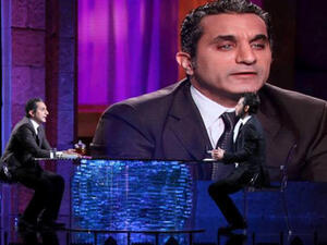 نيشان يلقي التهم وباسم يوسف في التصدي.