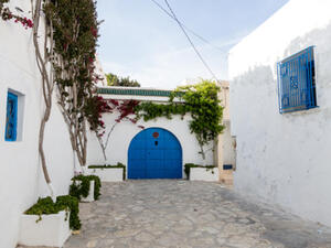 بيت تقليدي في تونس.