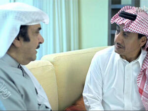 ناصر القصبي وعبدالحسين عبد الرضا في مشهد من ابو الملايين.