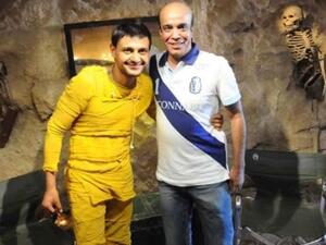 سليمان عيد مع رامز_عنخ_آمون.