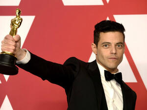 Many are wondering if Rami is visiting Egypt anytime soon. (Source: Frazer Harrison - GETTY IMAGES - NORTH AMERICA - AFP)