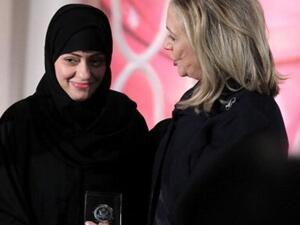 Lock your doors! Lock your windows! THE WOMEN ARE OUT! - Gynophobia is on the rise! Pictured is award-winning activist Samar Badawi who is sparking this debate.