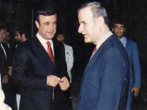 Rifaat Assad is the exiled uncle of Bashar Assad. He was vice president of Syria when the country was ruled by Bashar’s father Hafez. (File photo)