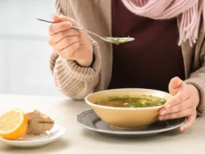 يقوّي الحساء مناعة الجسم وذلك لأنه يحتوي على مضادّات للأكسدة
