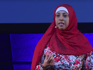 Nadia Al-Sakkaf, a journalist and the first woman Minister of Information in Yemen. (Youtube)
