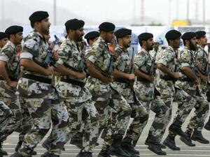 جنود سعوديون خلال عرض عسكري