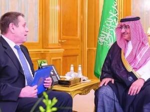 ولي العهد السعودي يستقبل السفير الروسي في قصر السلام بجدة