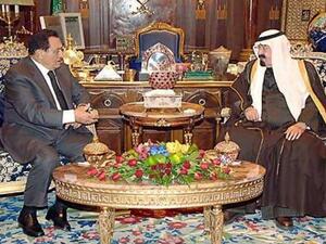 Mubarak and the Saudi king