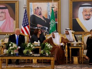 الرئيس الأمريكي دونالد ترامب والعاهل السعودي الملك سلمان بن عبد العزيز