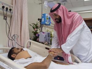ولي العهد السعودي، الأمير محمد بن سلمان،يزور المصابين في حادثة حي العسيلة بمكة