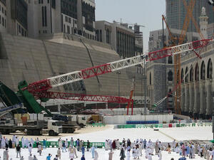 Binladin Group spokesmen have confirmed that some staff have been let go, but gave no numbers. (AFP/File)