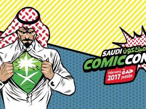 The Cosplay competition must be devoid of “inappropriate signs or symbols in violation of or affecting Islamic morals” with sound effects also avoiding “inappropriate connotations”.  (Twitter/@SaudiComicCon)