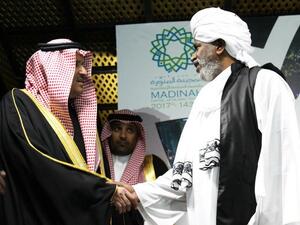 Performers at the opening ceremony for Medina Capital of Islamic Tourism 2017. (SPA)