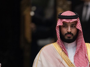 Prince Mohammed bin Salman will hold a first-ever meeting on Monday with Egypt’s Coptic Pope Tawadros II during his visit to Cairo. (AFP/ File Photo)