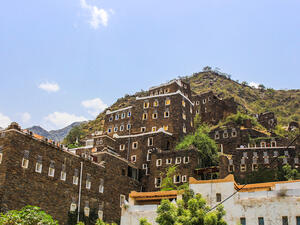 The village of Rijal Alma had won the Prince Sultan bin Salman Award for Urban Heritage in 2007 and has become a tourist destination for those visiting the region of Asir. (Shutterstock)