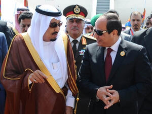 King Salman's first official visit to Cairo follows Sisi's May 2015 visit to Riyadh. (AFP/File)