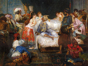 Scene from the Harem by Fernand Cormon, c. 1877 (Wikimedia Commons)