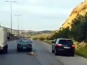 The captured video sparked outrage on social media. (Facebook)