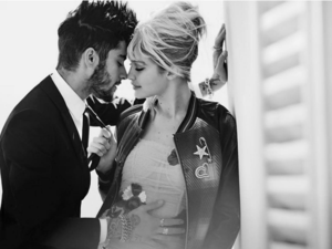 It looks like Gigi’s modelling career is rubbing off on her singer boyfriend. (Instagram)