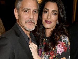 George and Amal at The White Helmets premiere. (Instagram)
