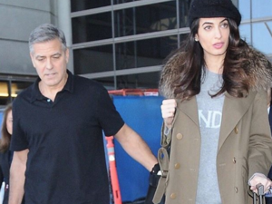 The couple celebrated Amal's bday in Barcelona. (Instagram)