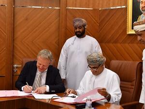 During the signing the agreement,