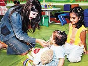 Nancy Ajram has been voted one of the world's most beautiful mothers and juggles singing with child-rearing now, as she caters to the world of children's music. Nancy Ajram has been voted one of the world's most beautiful mothers and juggles singing with child-rearing now, as she caters to the world of children's music.