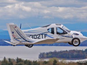 We must be in the future if we have flying cars in our time.  We must be in the future if we have flying cars in our time.