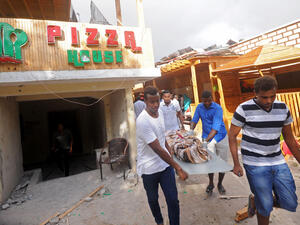 Reports state at least 6 people were killed. (AFP) 